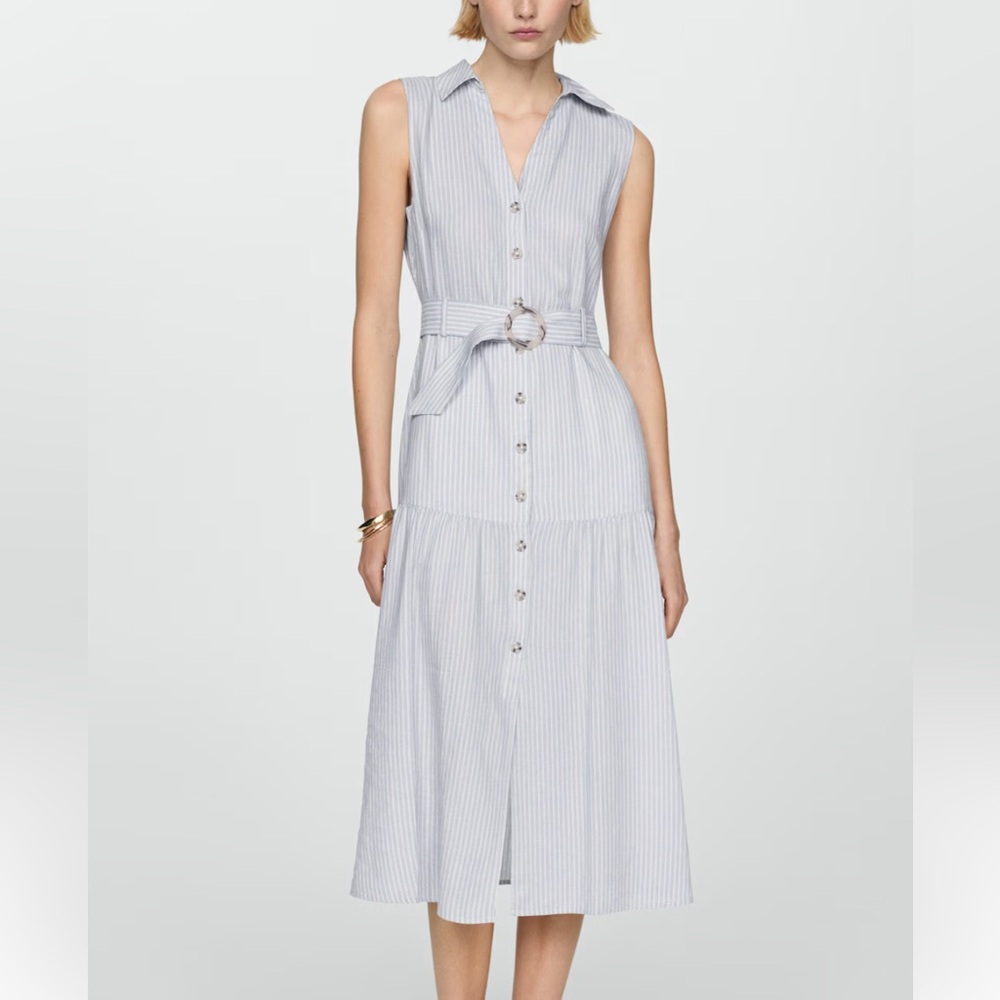 Mango Belted Dress